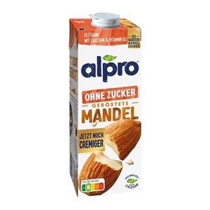 alpro® ohne Zucker Mandeldrink 8x 1,0 l