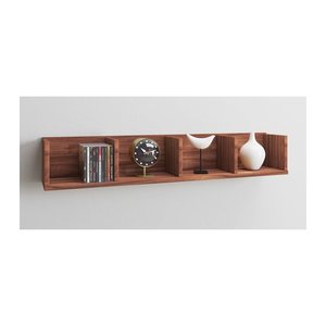 VCM my home Wandregal Honsa nussbaum 97,0 x 17,0 x 15,0 cm, 1 St.