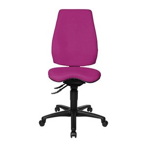 Topstar Bürostuhl Body Balance 450, BAK450T33 Stoff lila, Gestell schwarz