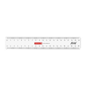 BRUNNEN Lineal Flexi 20,0 cm, glasklar