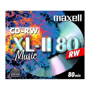 Maxell CD-RW 80 Maxell Audio, JewelCase, 1 piece