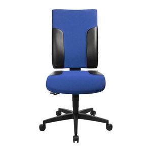 Topstar Bürostuhl Two 20, TF200 S106 Stoff blau, Gestell schwarz