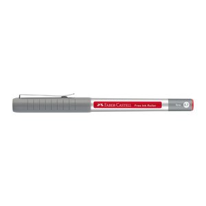 FABER-CASTELL Free Ink Tintenroller grau 0,4 mm, Schreibfarbe: rot, 1 St.