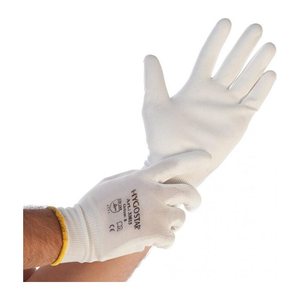 HYGOSTAR unisex Arbeitshandschuhe Ultra Flex Hand weiß Größe 10, 12 Paar