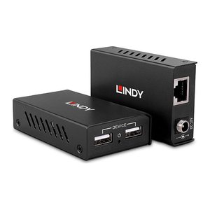 LINDY 100m 2 Port USB 2.0 Cat.6 Extender