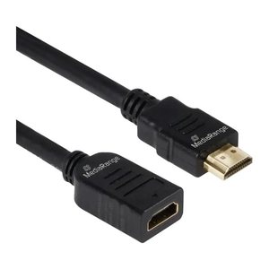 MediaRange HDMI Verlängerungskabel, 18 Gbps, ARC, 2,0m, sw