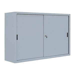 LÜLLMANN Schiebetürenschrank, 550150 lichtgrau 2 Fachböden 160,0 x 45,0 x 109,0 cm