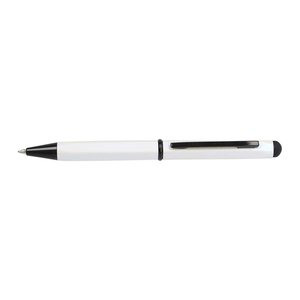 ONLINE® Kugelschreiber Hexagon Stylus weiß, Schreibfarbe: blau, 1 St.
