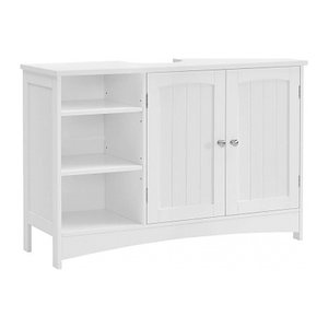 VASAGLE Waschtischunterschrank ohne Waschbecken weiß 90,0 cm 30,0 cm