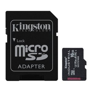 SD MicroSD Card 16GB Kingston SDHC (Class10) w.A A1 retail
