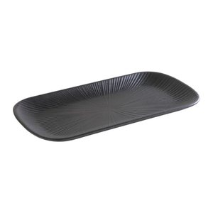 APS Tablett Nero GN 1/3 schwarz länglich 32,5 cm, 1 St.
