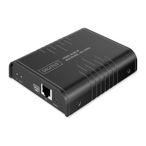 DIGITUS HDMI KVM IP Receiver 4K/60Hz schwarz