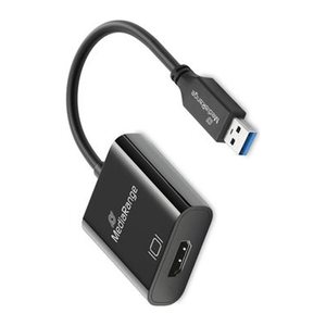 MediaRange USB-A zu HDMI Audio und Video Konverter, 20cm sw