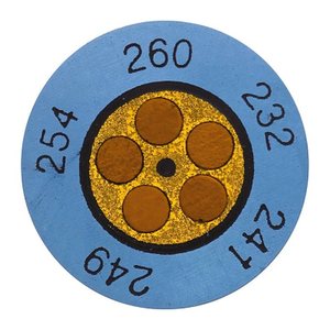 testo testoterm Mini-Indikatoren Temperaturindikatoren-Aufkleber blau, 10 St.