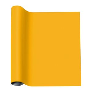 plottiX PremiumFlock Bügelfolie gelb Flock-Folie 32,0 x 50,0 cm,  1 Rolle
