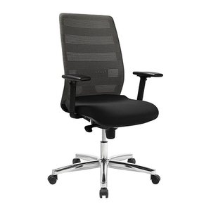 Topstar Bürostuhl AirPoint II, AP39TW2MT0CX3 Kunststoff grau, Gestell chrom