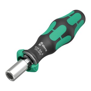 Wera Bits-Handhalter mit Ratschenfunktion 1/4", 838 RA S
