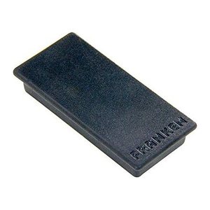 FRANKEN Haftmagnet Magnet schwarz, Kunststoff 2,3 x 5,0 cm, 10 St.