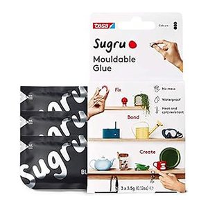 tesa Sugru formbarer Allzweckkleber 3er Schwarz engl. Vers.