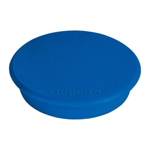 FRANKEN Haftmagnet Magnete blau, Kunststoff Ø 2,4 x 0,63 cm, 10 St.