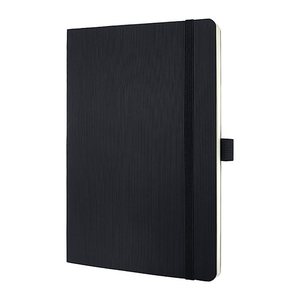 SIGEL Notizbuch Conceptum ca. DIN A5 blanko, schwarz Softcover 194 Seiten, 1 St.