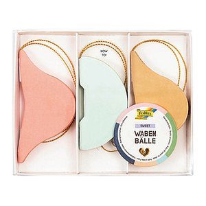 folia Dekoartikel mehrfarbig Wabenbälle Ø 7,0 - 8,0 cm, 3 St.