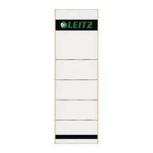 LEITZ Ordneretiketten 1642 grau für 8,0 cm Rückenbreite, 10 St.