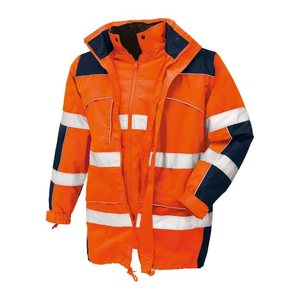 teXXor® Herren Warnjacke Winter TORONTO orange Größe M