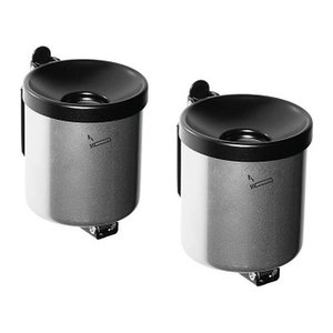 TKG Rondo junior Wandaschenbecher silber, 2 St.