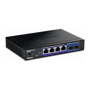 TRENDnet Switch 6-Port 2.5G Unmanaged 2x10G SFP+ WallMount