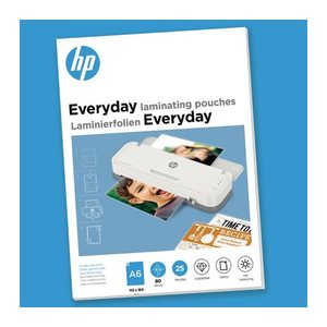 HP Laminierfolien Everyday glänzend für A6 80 micron, 25 St.