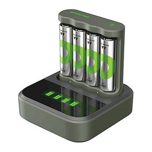 GP B441U 4-Port USB-Akku-Ladegerät inkl. Akkus