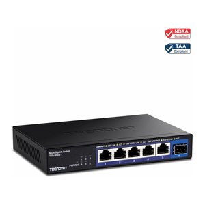 TRENDnet Switch 6-Port 2.5G Unmanaged 1x10G SFP+ WallMount