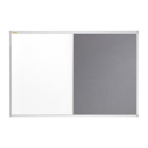 FRANKEN Whiteboard-Pinnwand X-tra!Line 90,0 x 60,0 cm Textil grau