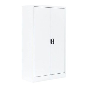 LÜLLMANN Stahlschrank 530297 signalweiß 2 Fachböden 80,0 x 38,3 x 120,0 cm, aufgebaut, 1 St.
