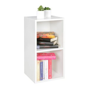 WOHNLING Bücherregal weiß 30,0 x 30,0 x 60,0 cm, 1 St.