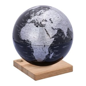 TROIKA Globus EXPLORER 360 schwarz, silberfarben, glänzend