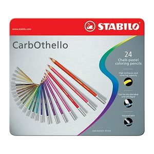 STABILO CarbOthello Kreidestifte farbsortiert 24 St.