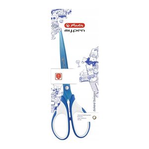 herlitz Papierschere my.pen blau/weiß 18,0 cm