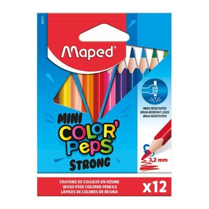 maped COLOR'PEPS STRONG Buntstifte farbsortiert, 12 St.