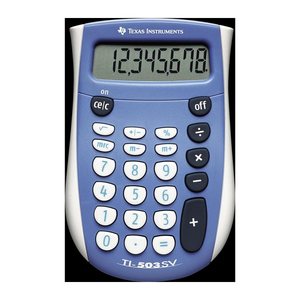 TEXAS INSTRUMENTS TI-503 SV Taschenrechner blau/weiss