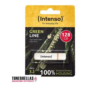 Intenso USB-Stick Green Line beige 128 GB, 1 St.