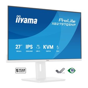 IIYAMA 68.6cm (27") XB2797QSNP-W1 16:9 HDMI+DP+USB-C+KVM