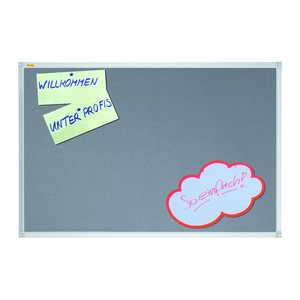 FRANKEN Pinnwand X-tra!Line 120,0 x 90,0 cm Textil grau