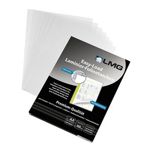 LMG Laminierfolien Easy Load glänzend für A4 100 micron, 100 St.