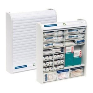 Holthaus Medical Medizinschrank Rollmed DIN 13157 weiß