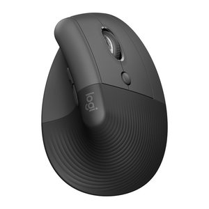 Logitech Lift Maus ergonomisch kabellos graphit