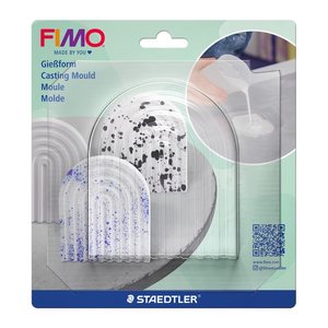 FIMO Gießform Schale Regenbogen