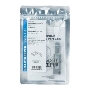 SmartKeeper Mini "Mini USB-B Port" Blocker grau 4 Stk.+Key