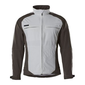 MASCOT® Herren Softshelljacke DRESDEN weiß, anthrazit Größe M